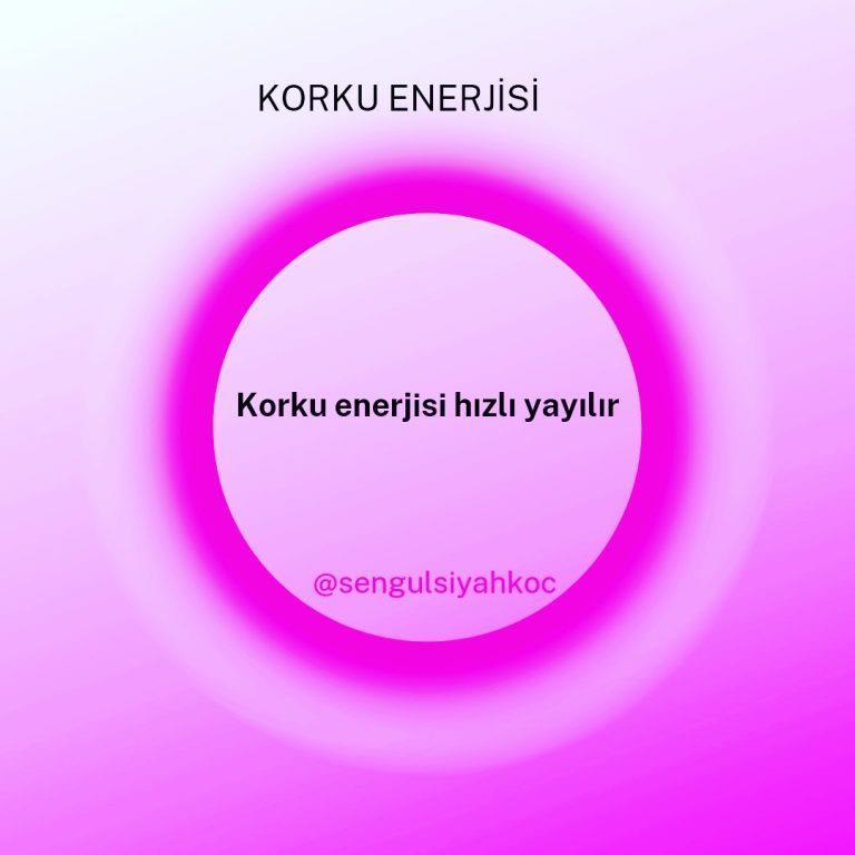 Korku Enerjisi Hızlı Tesir Eder